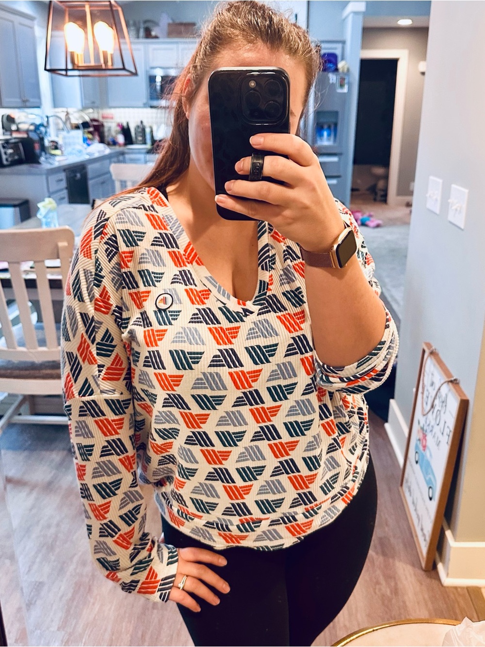 Aldi | Gear Cozy Ribbed Lounge Top | Size Extra Large